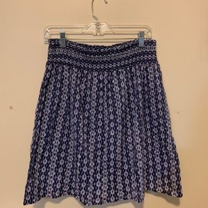 Women’s S | blue and white skirt | Faded Glory